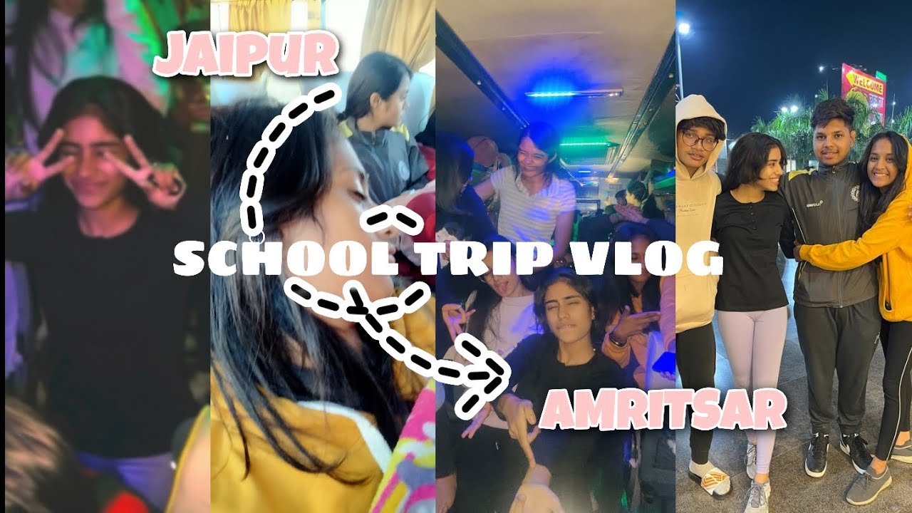 SCHOOL AMRITSAR TRIP VLOG 🥂😭 || trip vlog || drutisharma