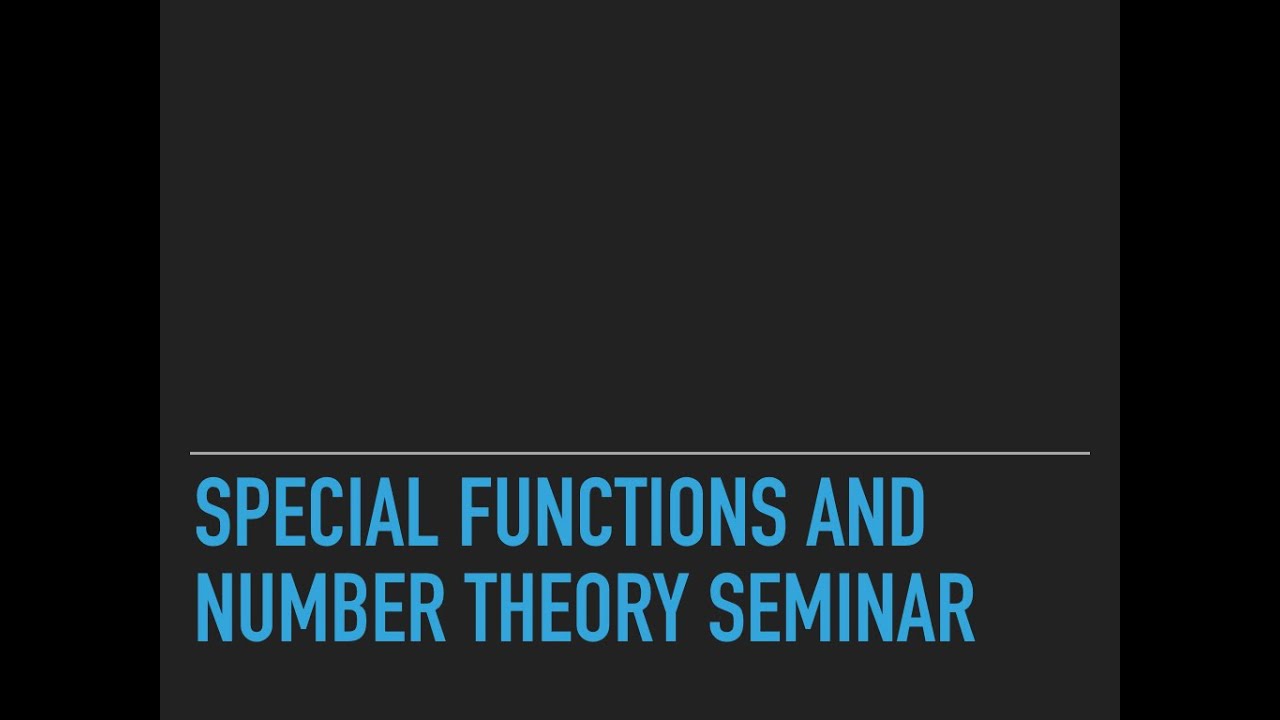 Hussein Mourtada (University of Paris - Diderot)