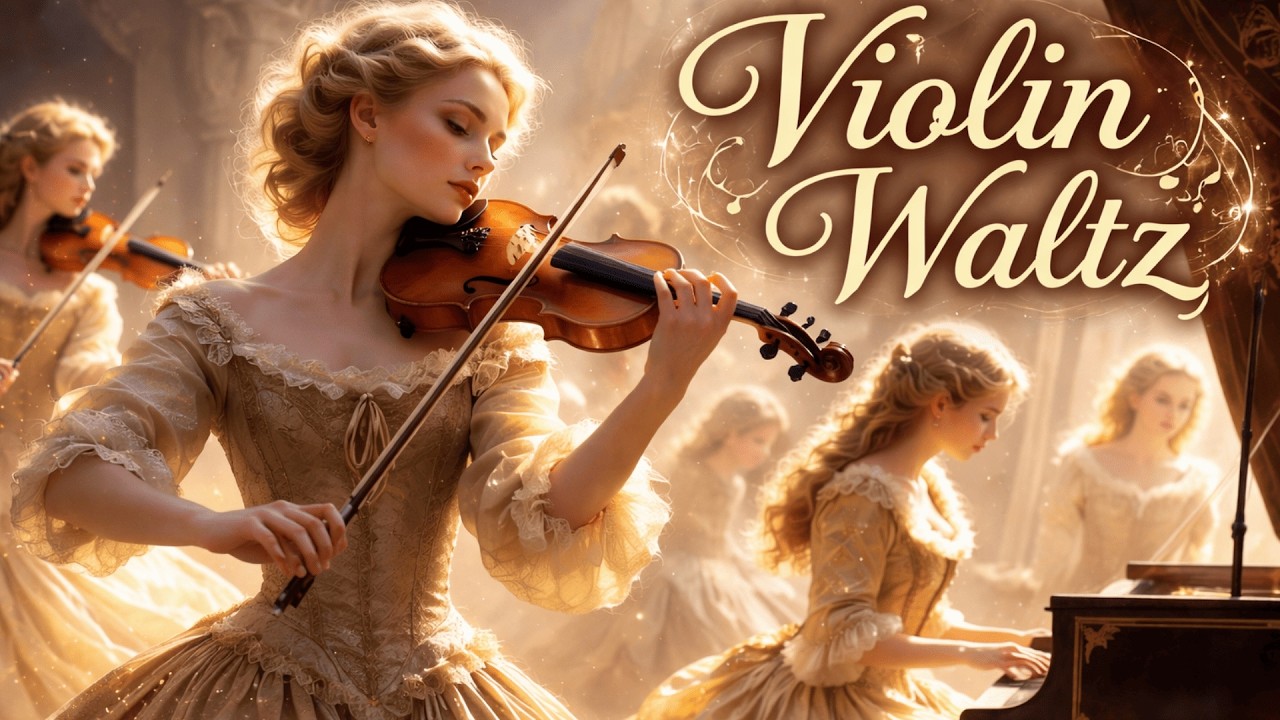🎻 Addictive Rococo Violin Waltz | Bright & Elegant Classical Fantasy Music