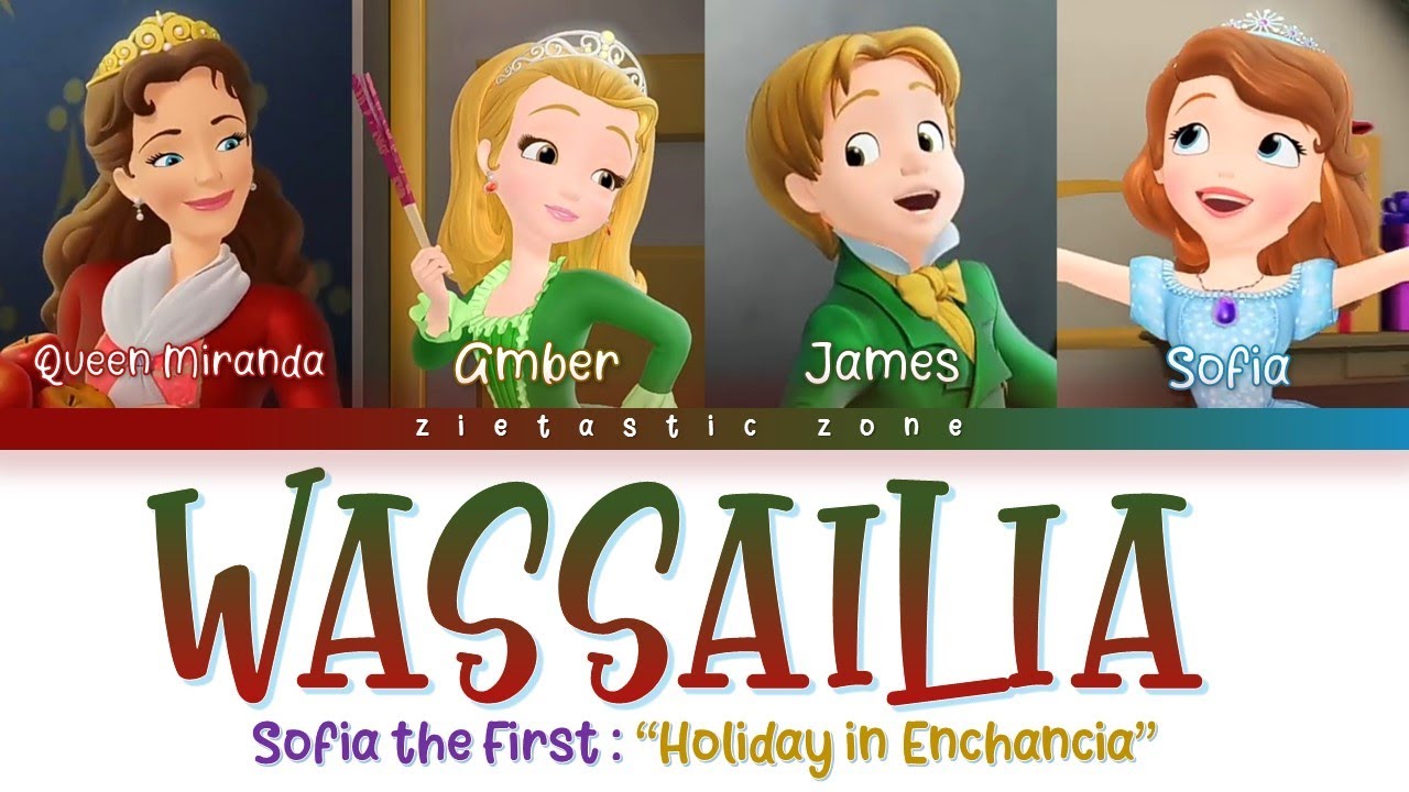 Wassailia- Color Coded Lyrics | Sofia the First 