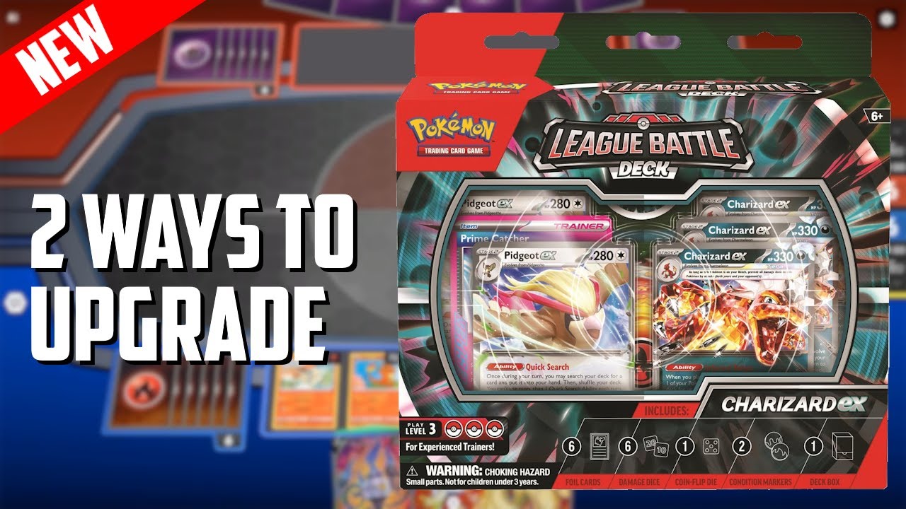 UPGRADE your Charizard ex League Battle Deck! 2 Different Builds! (Pokemon TCG Deck List + Matches)