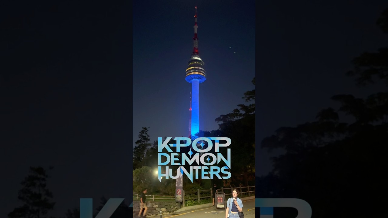 Namsan, Seul 🇰🇷 | Miejsce, w kt&oacute;rym obcokrajowcy się zakochują | Tło K-POP Demon Hunters Seoul