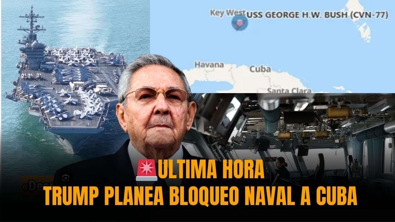 🚨URGENTE: Así luce por dentro el portaaviones norteamericano que está frente a CUBA | Sánchez Grass