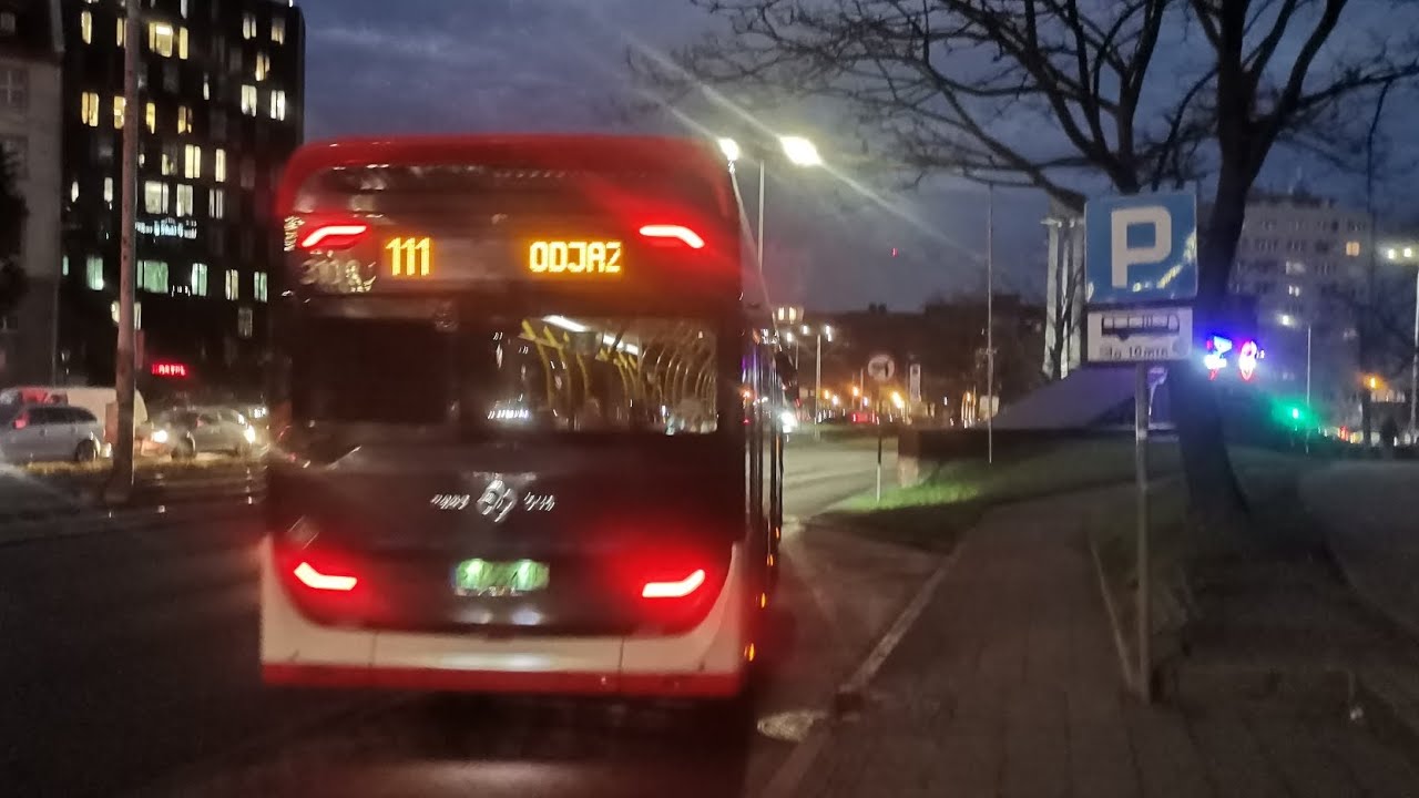 GAIT Cała linia 111 kierunek Plac Solidarności  / Górki Zachodnie Neso Bus 12 #3109