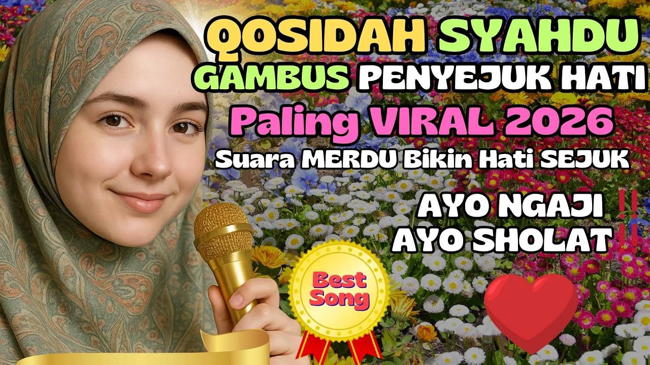 QASIDAH MERDU TERBAIK 2026 ❤️ Musik Gambus Islami Paling Syahdu Penyejuk Jiwa & Penentram Hati