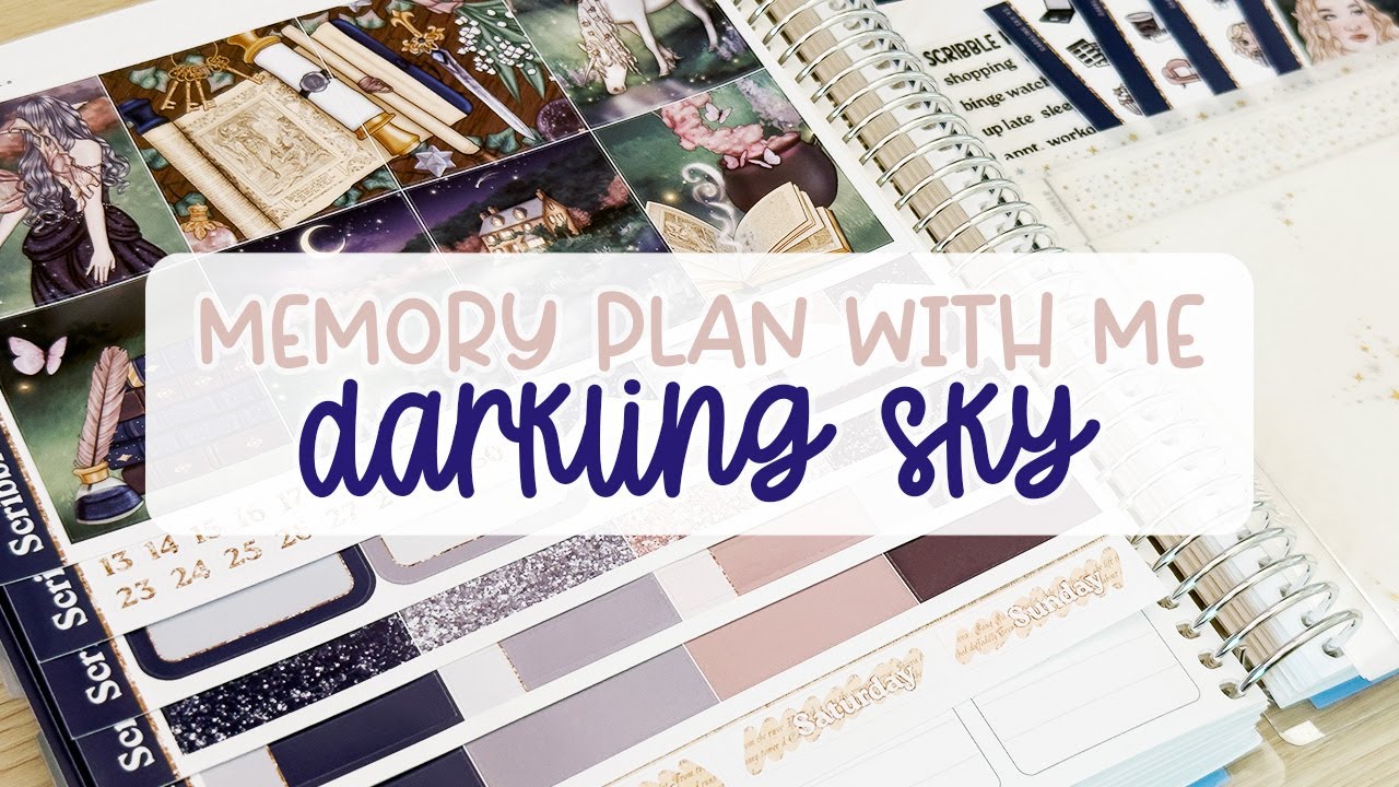 Memory Plan With Me | Darkling Sky 🌌✨