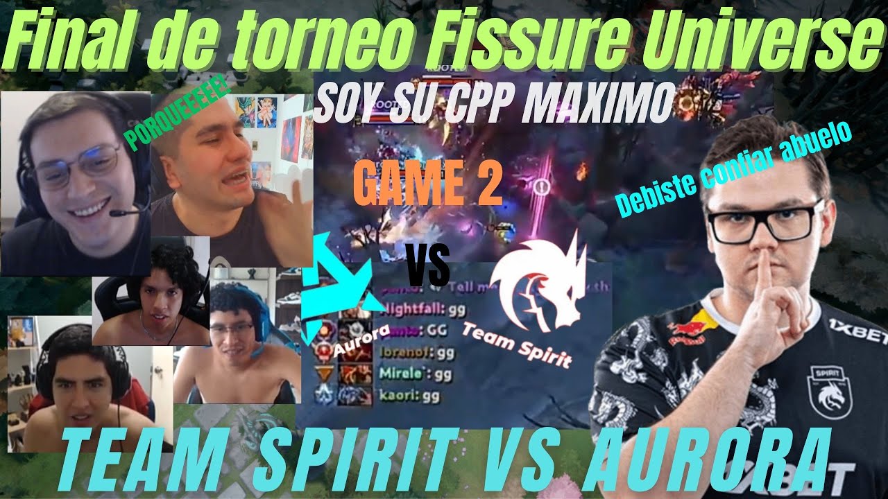 Benjaz y los skeres analizando la Final de la Fissure Universe, GAME 2, SPIRIT VS AURORA.