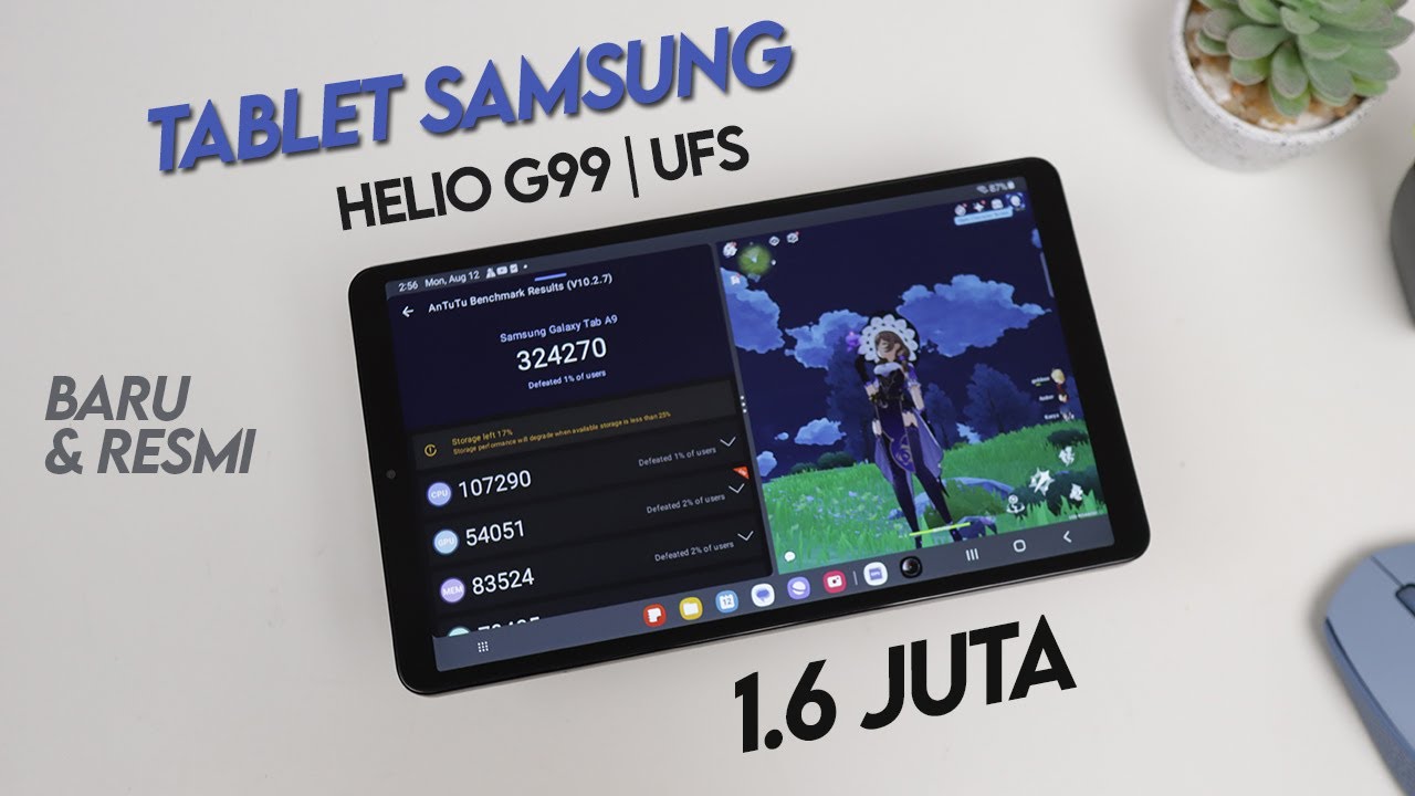 Tablet Murah Samsung yang Terlupakan - Speknya Gaming ternyata - Unboxing + Test Gaming