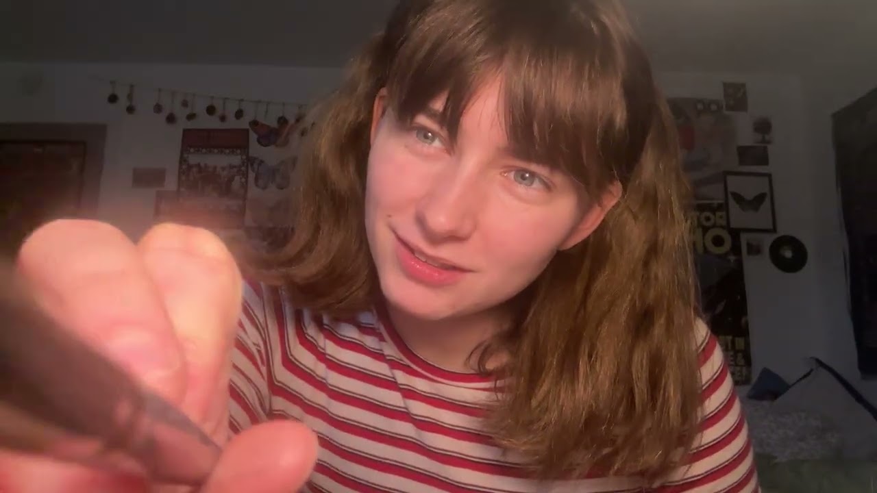 doing your green makeup | ASMR | ~lofi~