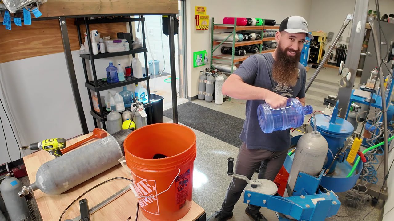 How do we Tumble your Scuba Cylinders?