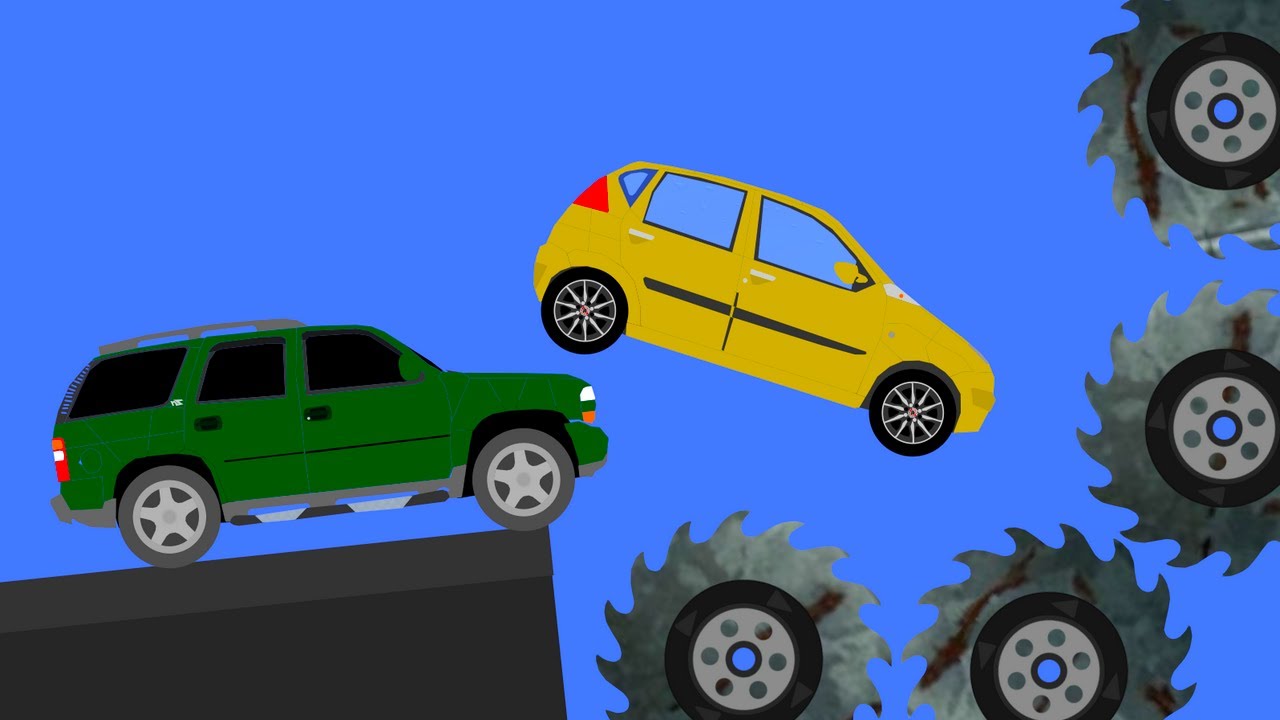 Extreme Car Destruction - Phun Algodoo Moments