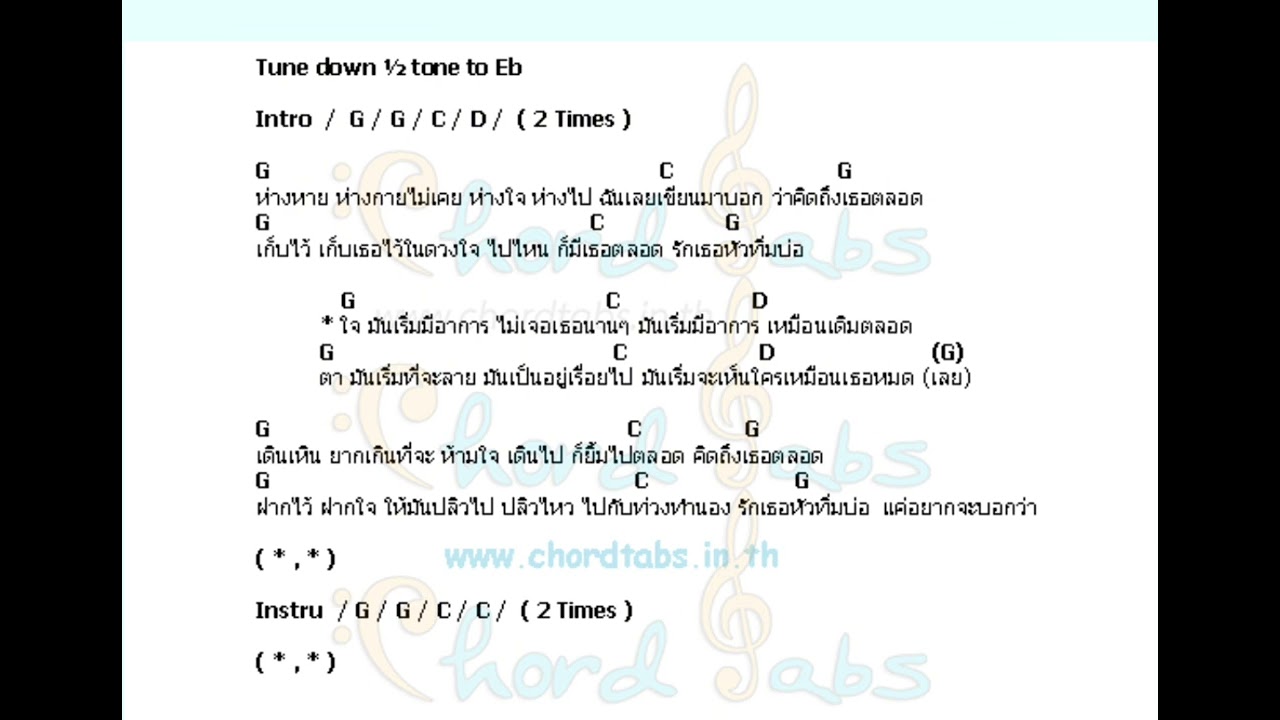 คอร์ด รักเธอหัวทิ่มบ่อ Hangman