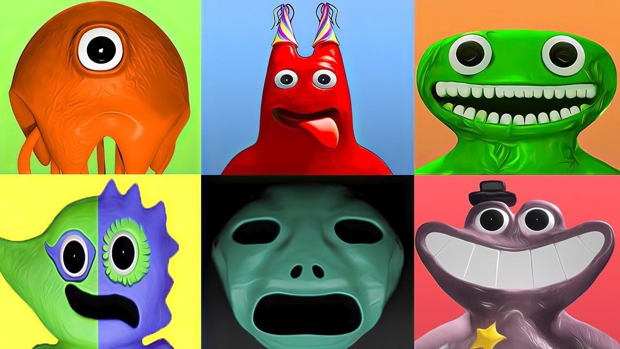 Garten of Banban 1,2,3,4,5,6 - All Jumpscares & All Bosses | Evolution of Garten of Banban 2023