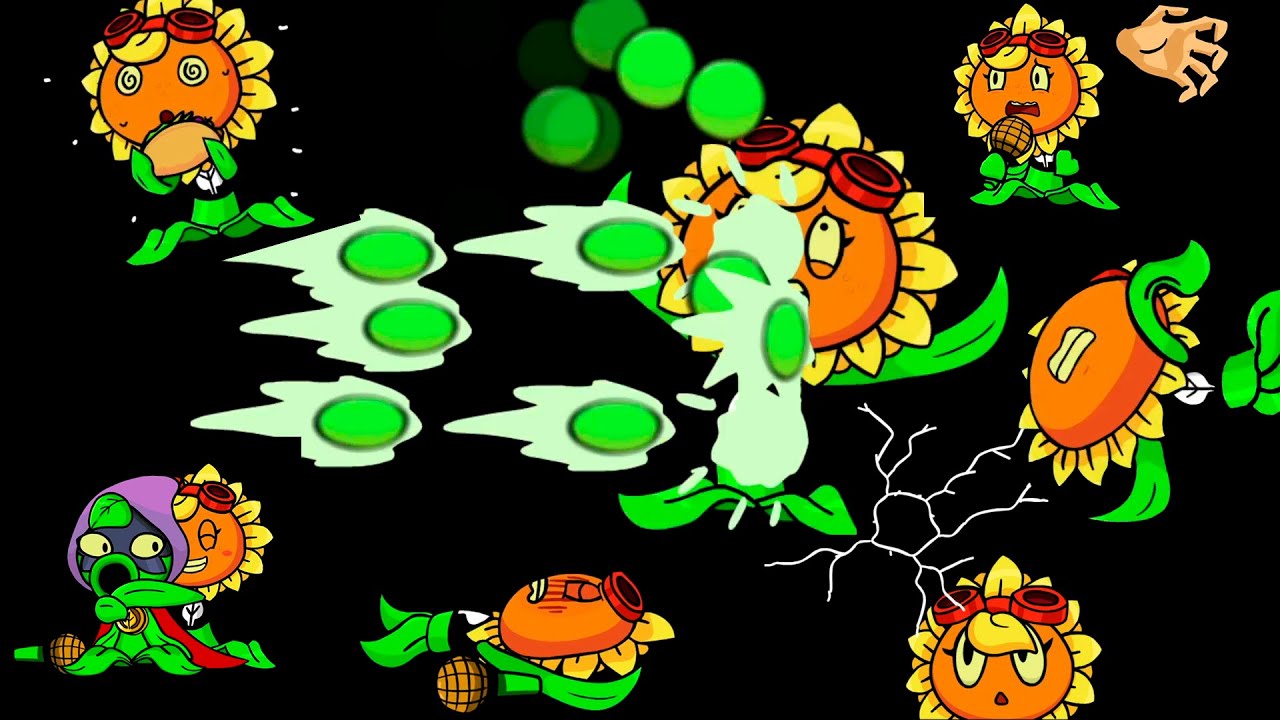 FNF All Game Over Screen Plants vs Zombies Replanted