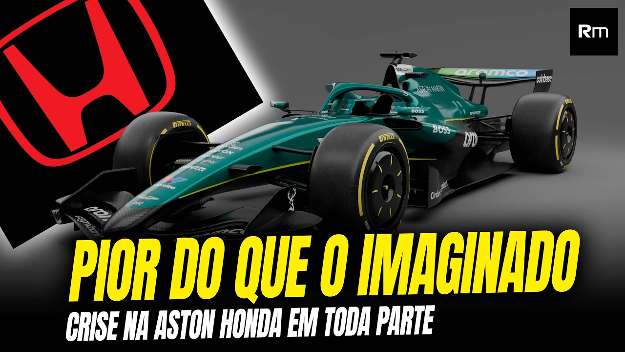 CRISE PIOR DO QUE O IMAGINADO NA ASTON MARTIN HONDA! #f1 #formula1
