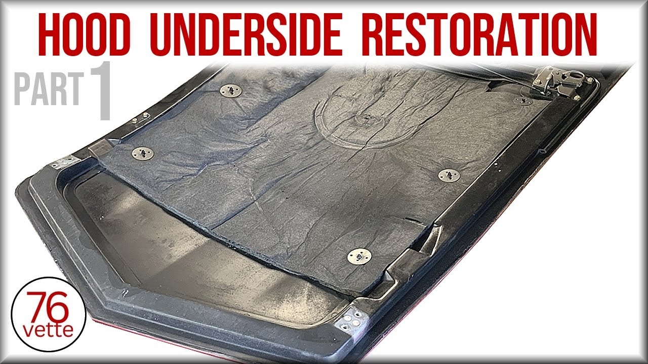 Hood Underside Restored to Better Than New