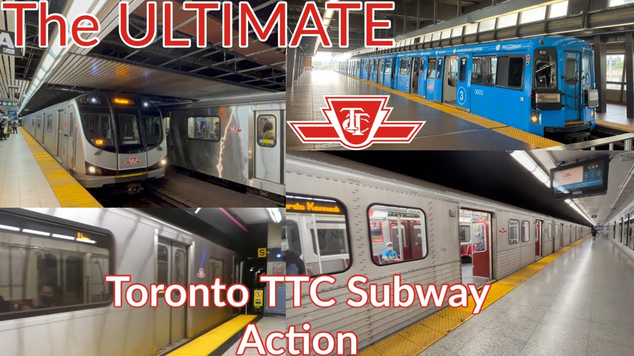 50 Minutes of Toronto TTC Subway Action August 6 - 25 2022