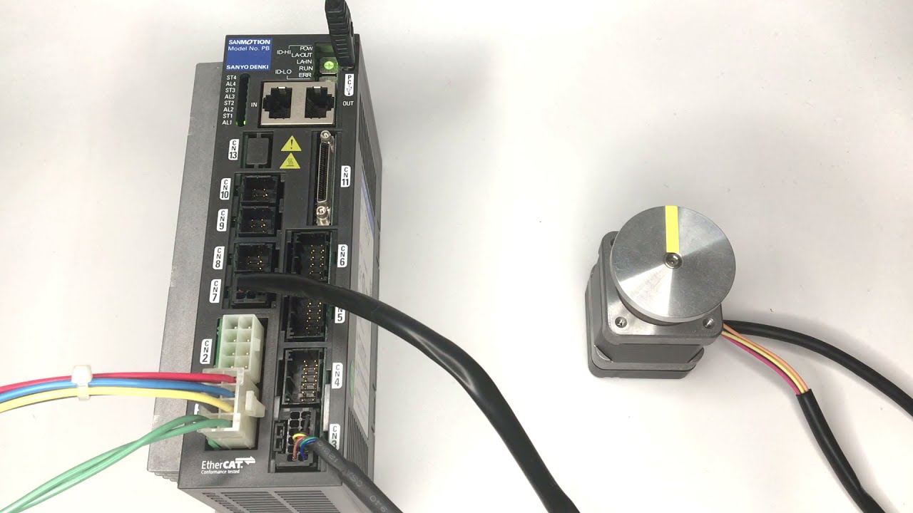 SANYO DENKI Closed Loop PB EtherCAT (4 axis) - Quick Setup Guide