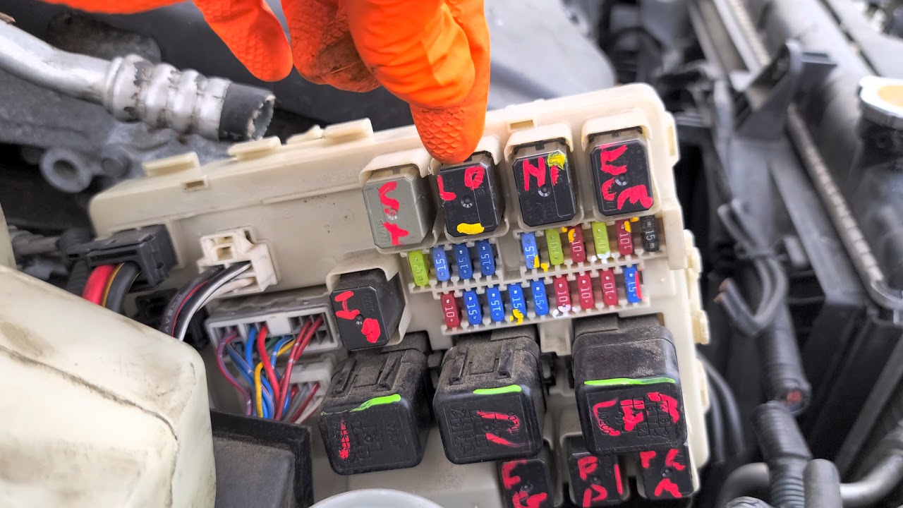 2004 Nissan Maxima Fuse Box Access & Relay Identification