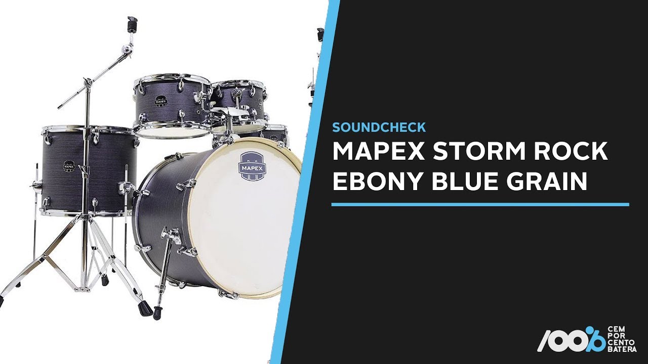 100% Batera Soundcheck - Bateria Mapex Storm Rock
