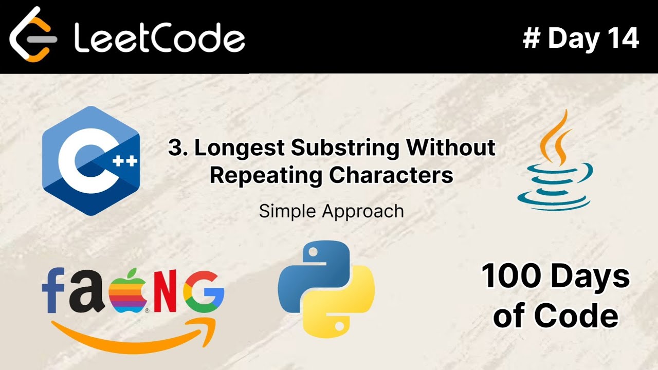 Longest Substring Without Repeating Characters | 