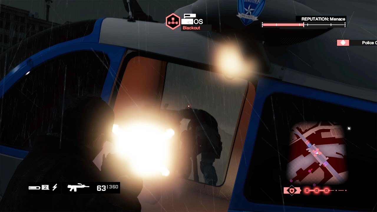 Watch Dogs 1 - Hijacking a Helicopter in Singleplayer! [Extra Gameplay Footage Included]