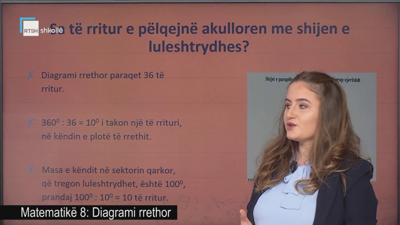 Matematikë 8 - Diagrami rrethor