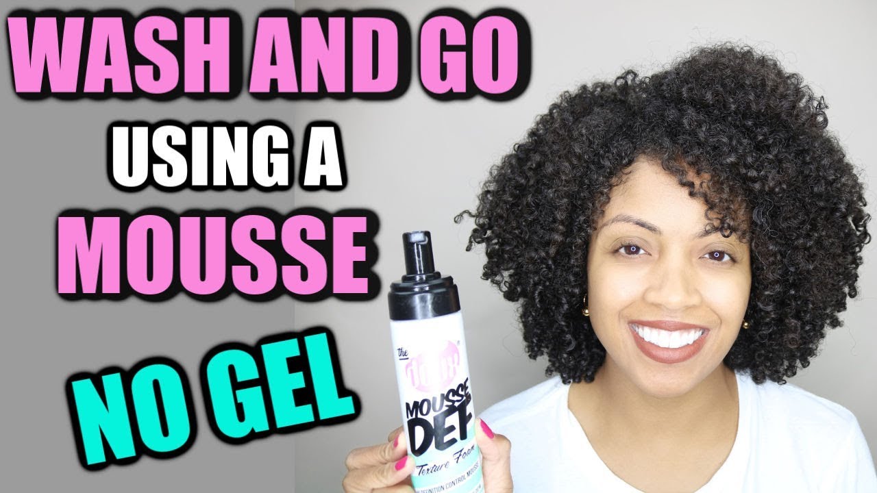 So I Tried A Wash and Go Using The Doux Mousse Def Foam | Tutorial - First Impression #thedoux