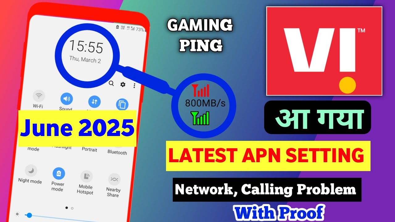 June 2025 Vi Super Fast APN Settings 🔥 Boost Internet Speed | 100% Working Unique Trick