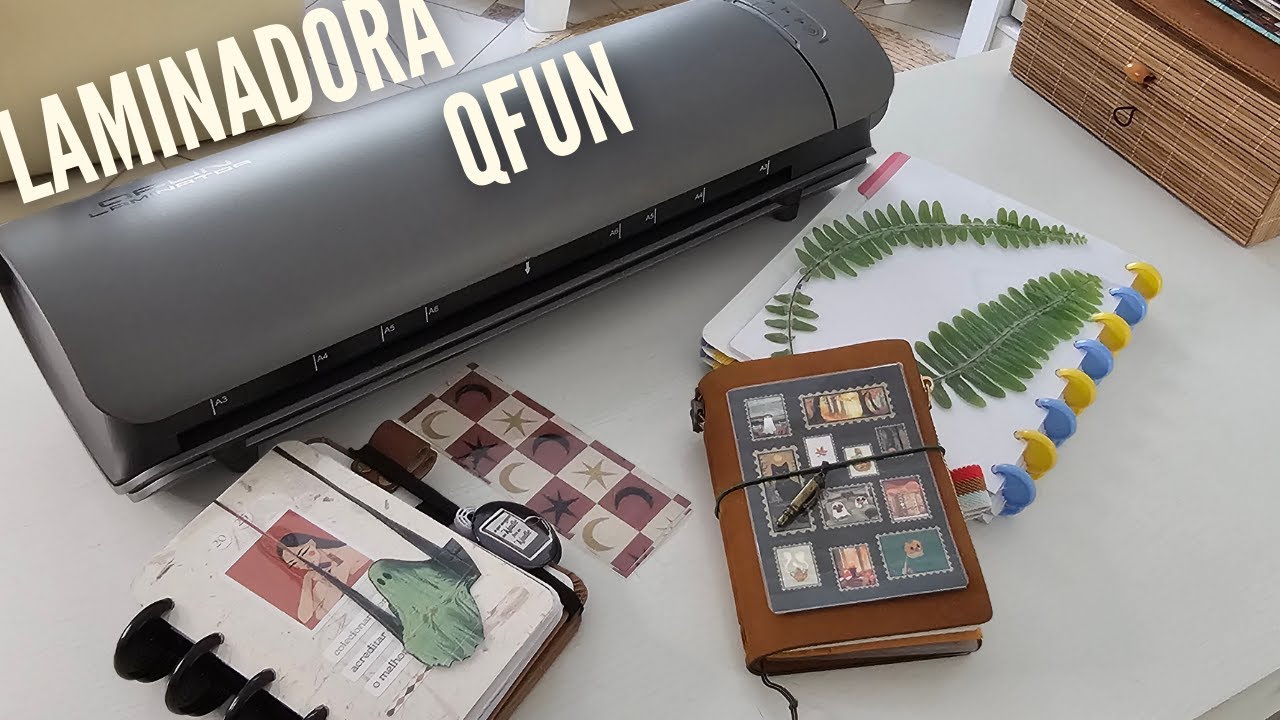 Plastificadora/ Laminadora como usar + ideias legais para testar no seu journal/ diário/ caderno
