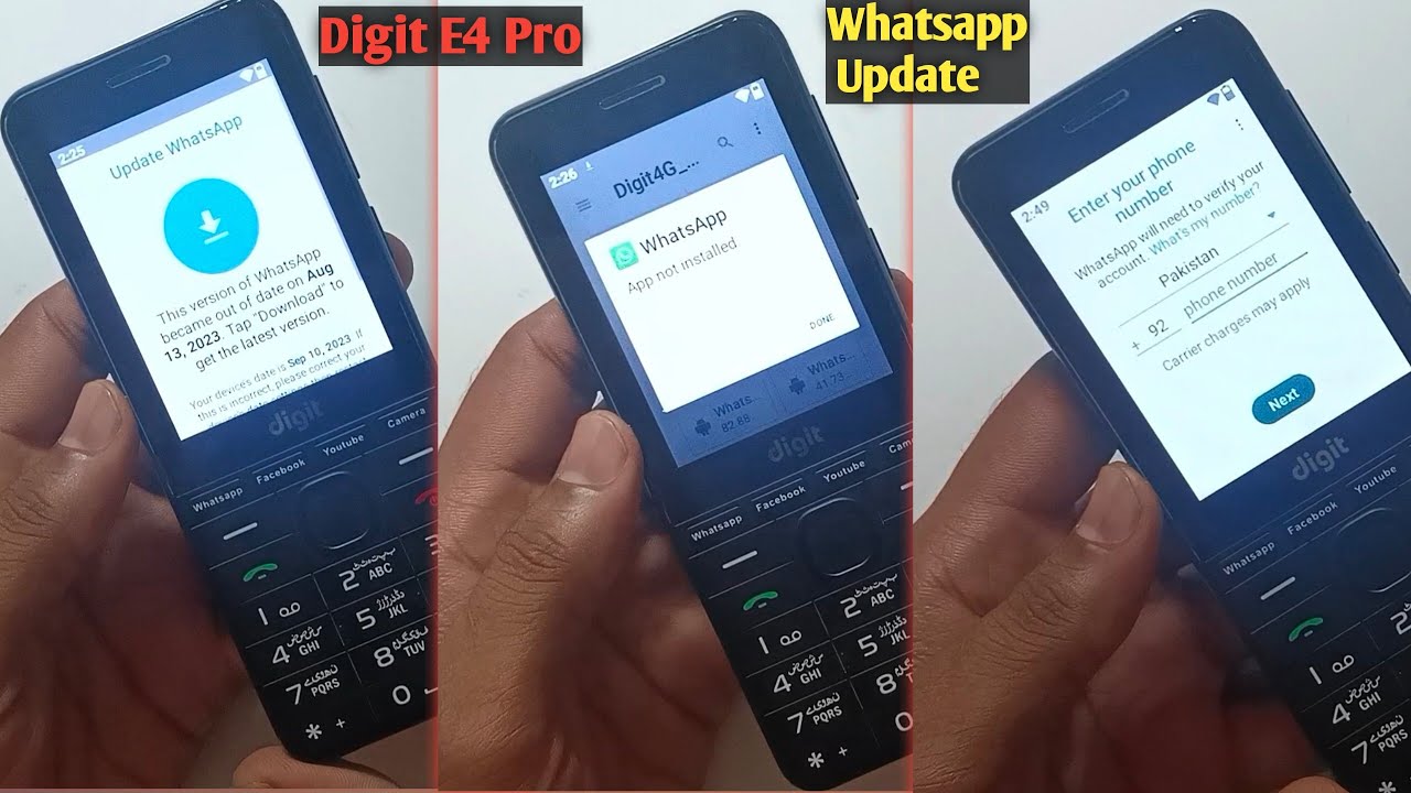 Digit E4 Pro Whatsapp Update Problem || whatsapp install error | Whatsapp Download Nahi Ho Raha hai