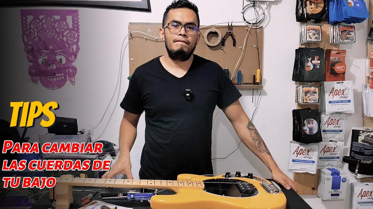 ¡Cambia las cuerdas de tu bajo como un PRO! 🎶 | Tips y trucos fáciles para bajistas
