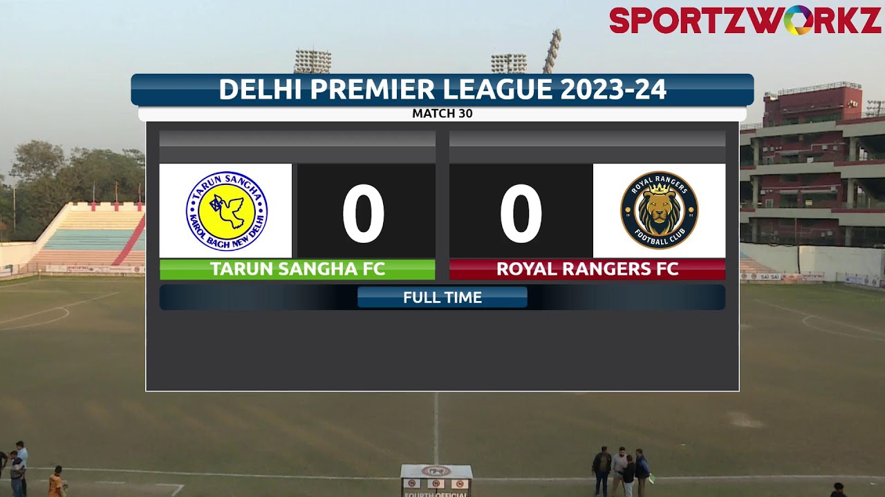 Delhi Premier League | Tarun Sangha FC vs Royal Rangers FC | Live