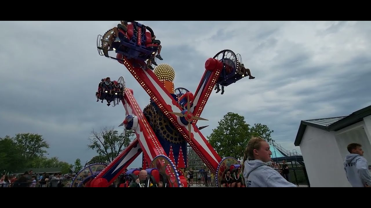 NebulaZ First Public Ride Bay Beach Amusement Park Green Bay, WI 9-2-23