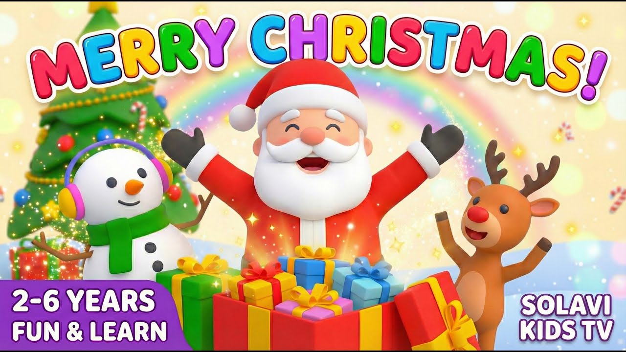 🎅 30 New Christmas Songs for Kids 2025 🎄 | Upbeat • Soft • Dance | Solavi Kids TV
