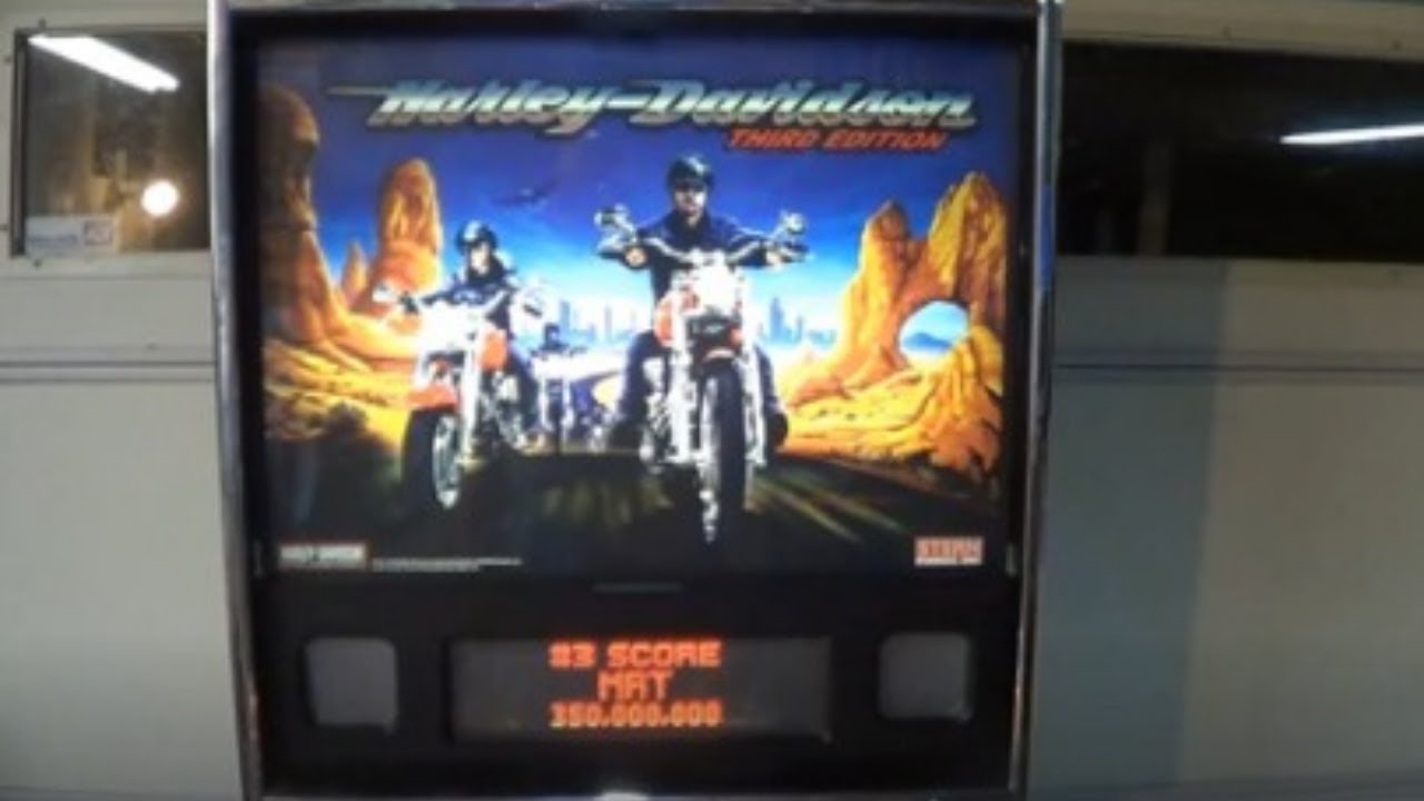 HARLEY DAVIDSON THIRD EDITION PINBALL MACHINE - BY STERN 2005
