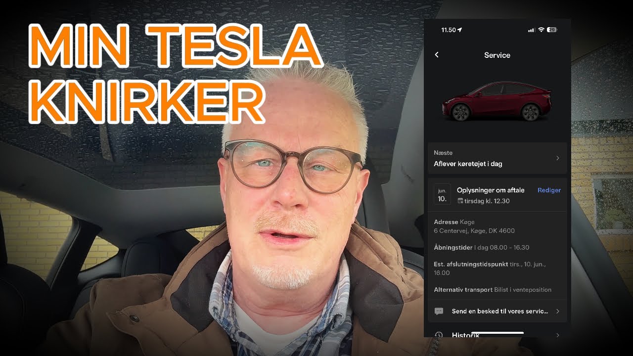 Min Tesla knirker og knager