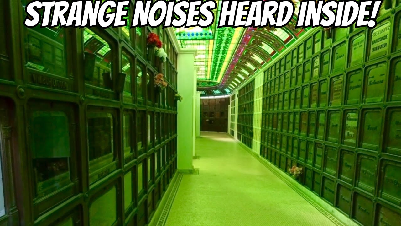STRANGE NOISES!  Is This Old Columbarium Haunted?