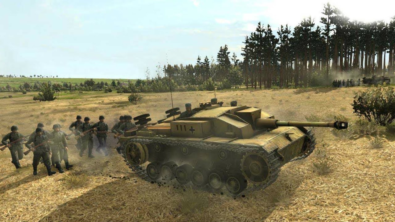 Realistic WW2 Strategy about War in Desert ! Game Tank Warfare Tunisia 1943