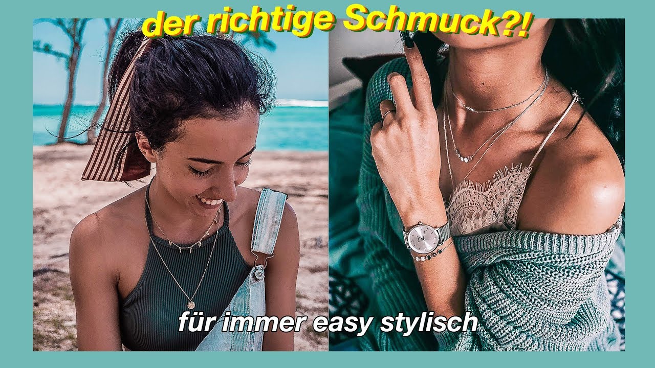 Richtiger Schmuck f&uuml;r stylische Outfits | Silber oder Gold? Frisuren & Ausschnitte | Schmuckguide