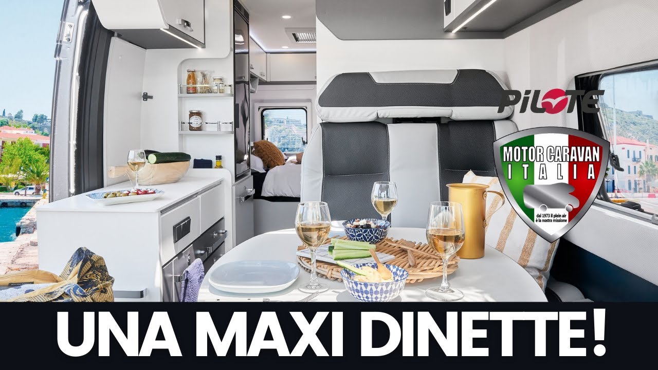 Pilote v630G - Maxi dinette a L e frigorifero da 141 litri