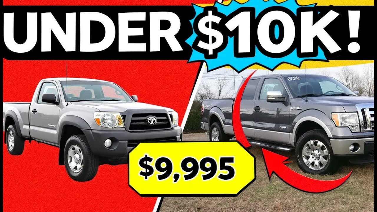 15 BEST Trucks Under $10,000 in 2025 (Still Worth Buying!)