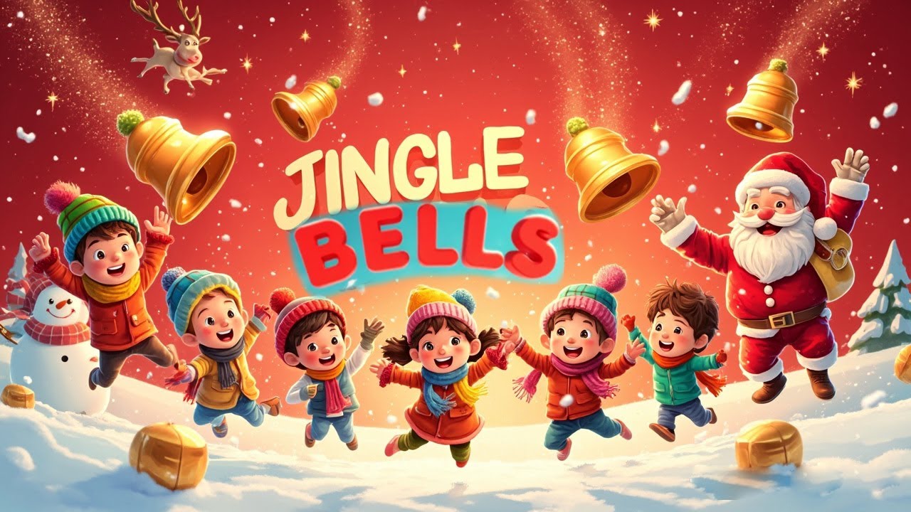 🎶 Jingle Bells | Fun Christmas Song for Kids 🎄✨