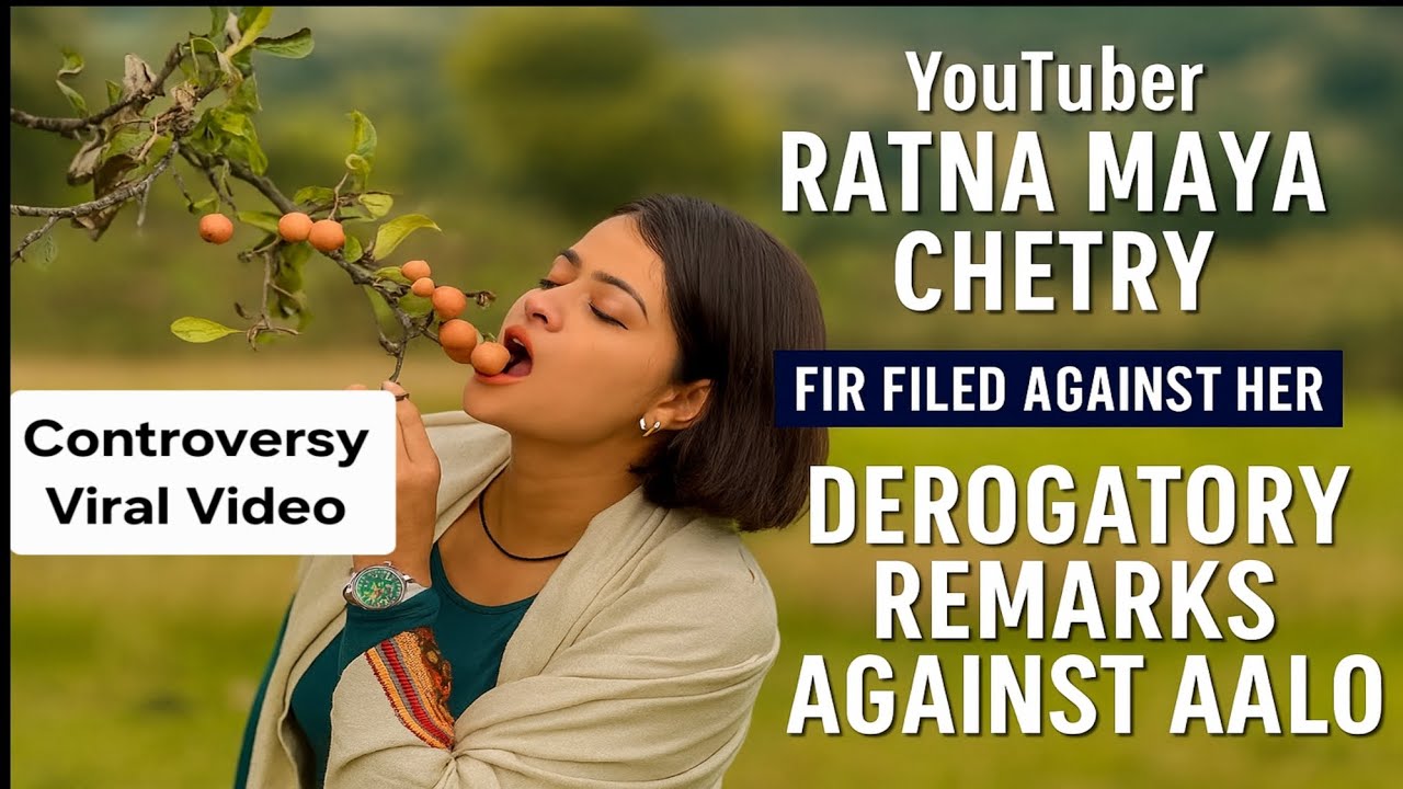 YouTuber Ratna Maya Chetry’s Viral Video Sparks Outrage in Aalo | FIR Registered