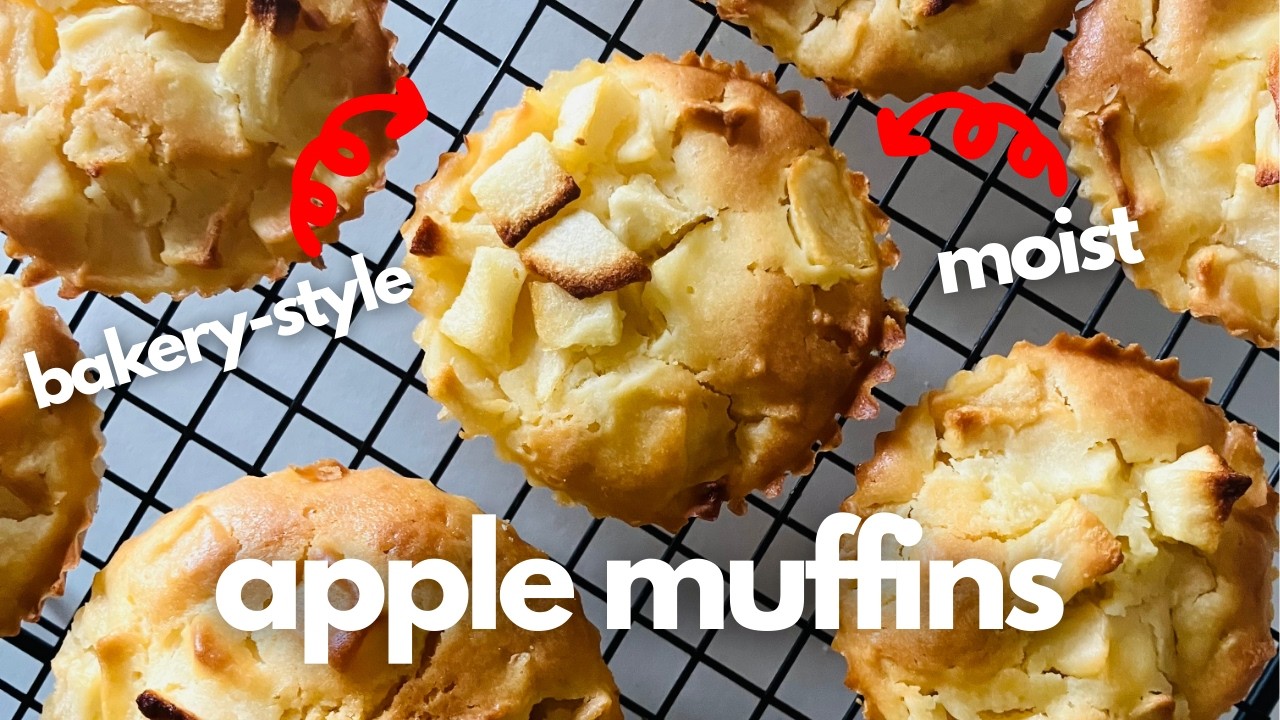 Easy Apple Muffins | Homemade & Super Moist Recipe