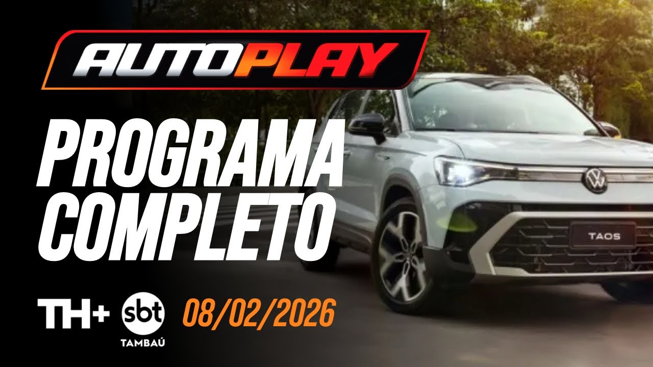 AUTO PLAY - Programa Completo - 08/02/2026 - TH+ SBT | PGM Nº 437 - Rampage e Novo Taos 2026