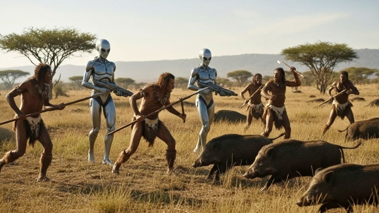 Life 3.5 Million Years Ago | From Stone Age to Space Age: A Prehistoric Man and Aliens