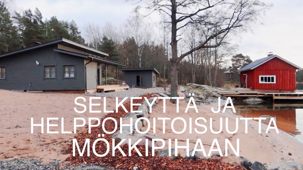 Mökkipihan remontti #1: helppohoitoisuutta ja selkeyttä mökkirantaan 