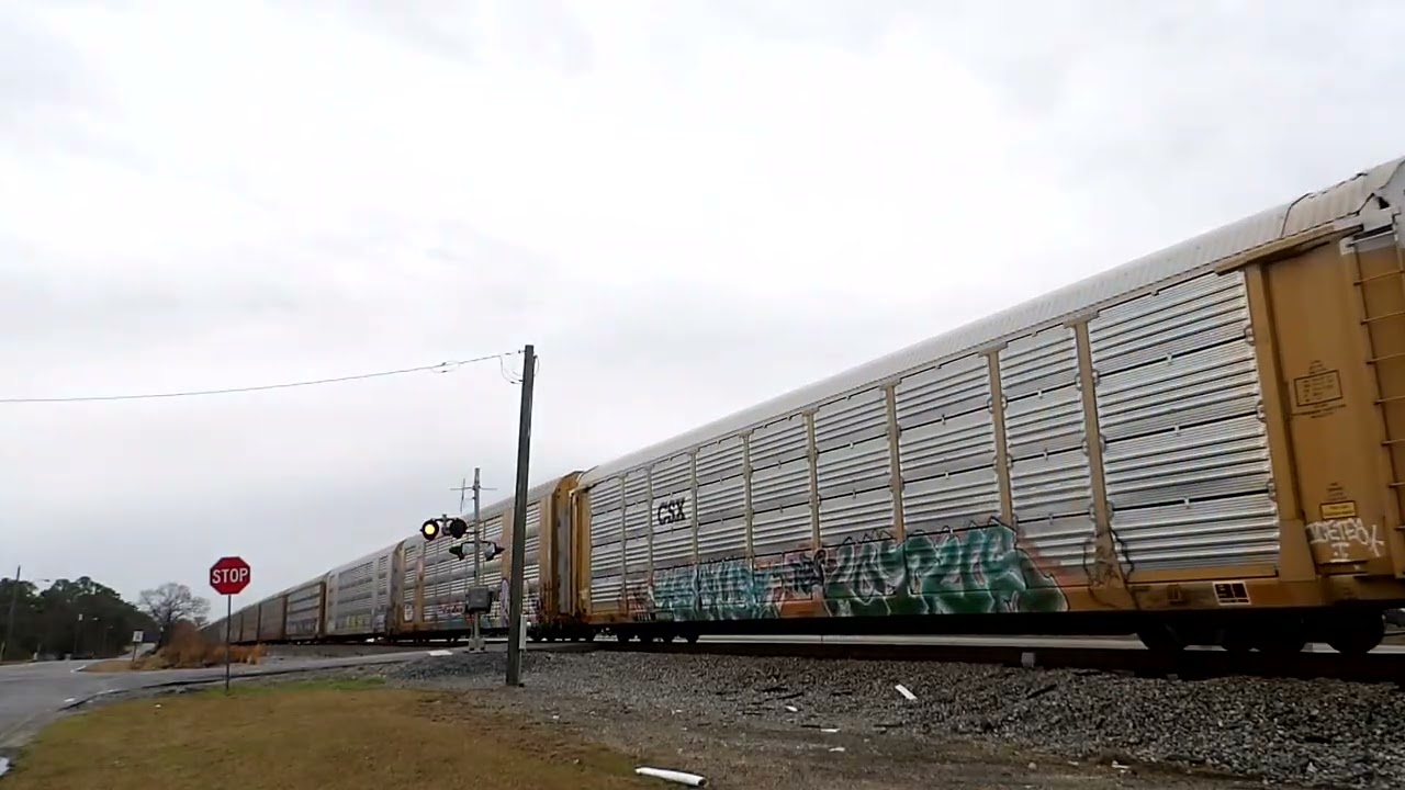 NS 4585 Leads NS 321 Through Warner Robins, GA 2-26-26