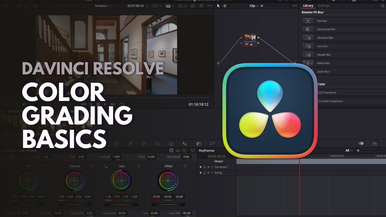 Basic Color Grading in DaVinci Resolve (Beginner Tutorial)